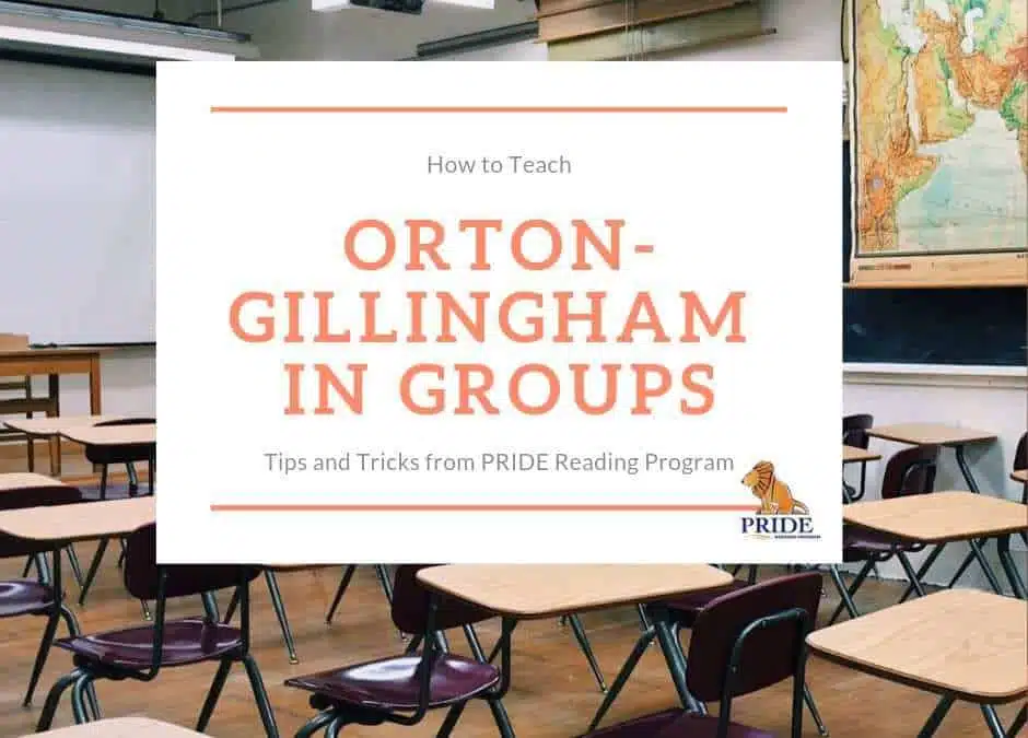 How to Teach Orton-Gillingham in Groups