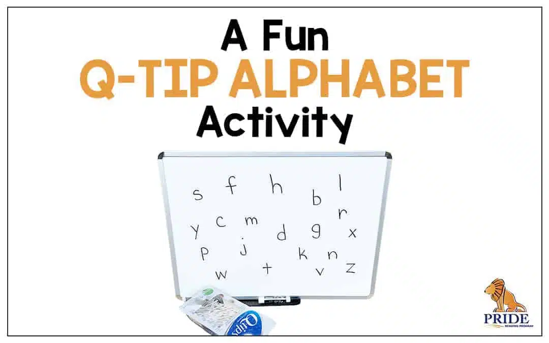 Alphabet Q-Tip Letter Activity