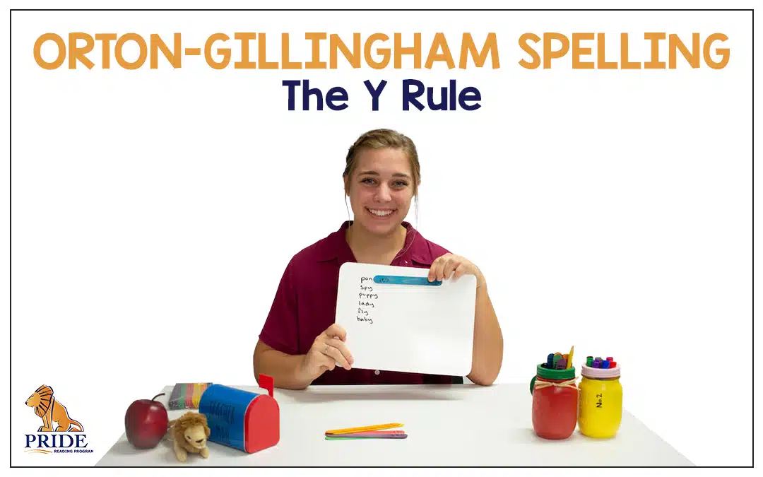 Orton-Gillingham Spelling: The Y Rule