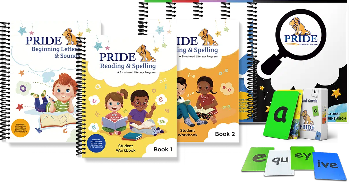 PRIDE Reading Program products